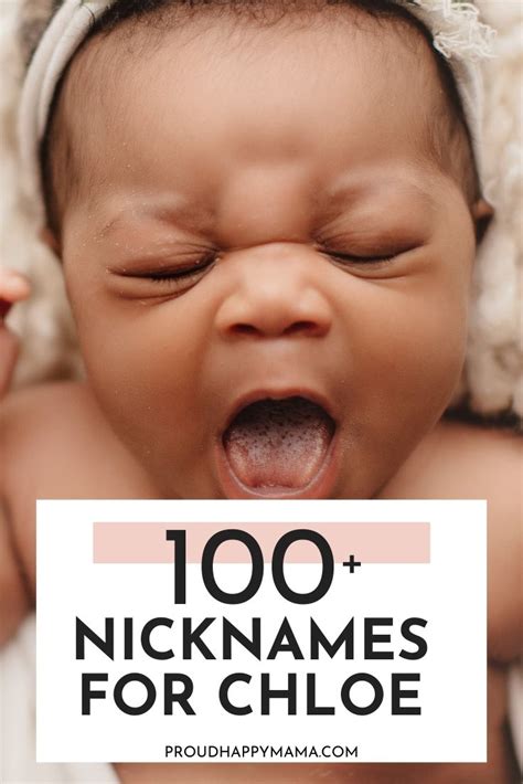 100+ Nicknames For Chloe (Unique & Cute) .